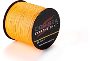 Dorisea Extreme Braid 100% Pe 300m/328Yards Trenzado Línea de Pesca 6-550 Lbs Alambre de Pesca Cuerda de Pesca Resistente a la Abrasión Increíble Superline Zero Stretch Pequeño Diámetro