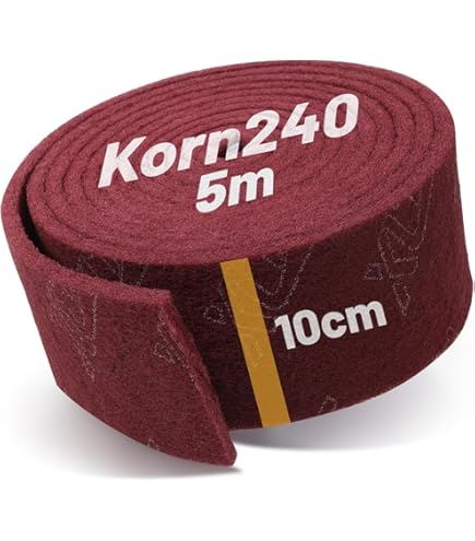 VSM - Rotolo Di Tessuto Abrasivo (A) Marrone KK 114 F 115 Mm X - Foto 8