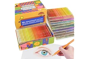 EIDEVO 520 kolorowych ołówków, profesjonalne ołówki do rysowania, miękki rdzeń tłuszczowy dla artystów, dorosłych, dzieci, kolorowe kredki do rysowania dla dorosłych