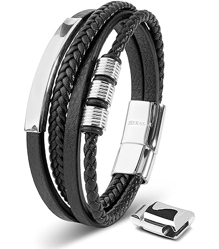 Bracelet Vikings Pour Homme – Accessoire De Guerriers Rustiques, Bijoux Tendance Audacieux | Fabriqué à La Main à La Main Avec Motifs Mythologiques Nordiques, Manchette Réglable D'inspiration Ancienne