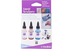 Sculpey ALSGLM1 Liquid Medium Glam, Glas metal