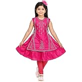 Kids Dress Girls Dress with Leggings & Seven Colors Available