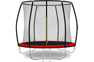 Baunsal® Trampolin Outdoor Ø 183 244 275 305 335 366 396 427 457 487 cm (FGIS) Gartentrampolin für Kinder als Spielzeug im Komplettset Kindertrampolin das ideale Gartenspielzeug