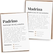 Tarjeta rasca ¿Quieres ser mi madrina y padrino? + llavero ...