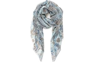 MELIFLUOS DESIGNED IN SPAIN Pañuelos Fular Foulard Mujer Bufandas Estampado Diseño Español 100% Viscosa