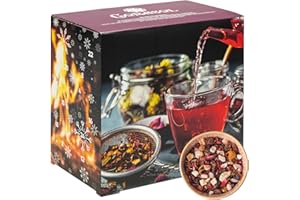 ‎CORASOL Corasol Premium Früchtetee-Adventskalender, 24 fruchtige Gourmet-Teesorten, loser Tee, Geschenk-Idee für Frauen (231 g)