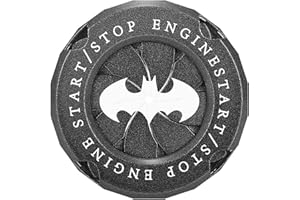 mingchengheng Auto-Startknopf-Schutzhülle Startknopf Abdeckung,Drehbare Auto-Zündknopfabdeckung, Auto Motor Dekoration Kreis Innenausstattung Für Die Meisten Autos, SUVs, LKWs