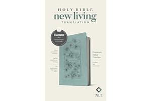 NLT Premium Value Thinline Bible, Filament Enabled Edition (Leatherlike, Bouquet Teal): New Living Translation, Bouquet Teal, Leatherlike, Premium Value Thinline Bible, Filament Enabled Edition