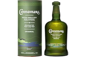 ‎CONNEMARA Connemara Original mit Geschenkverpackung | getorfter Single Malt Irish Whiskey | rauchiges Aroma | 40% Vol | 700ml Einzelflasche