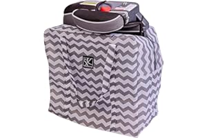 J.L. Childress Booster Go-Go Reisetasche für rückenfreie Sitze, Chevron