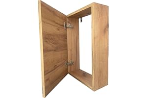 CLIM-BOX Cache Tableau électrique, Coffret électrique, Cache Compteur électrique, Coffret d'habillage Tableau électrique (Petit, Bois)