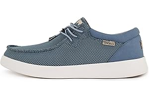 Kickback Haven Mocassins pour Homme – Chaussures Légères et Confortables à Enfiler avec Lacets – Chaussures Décontractées