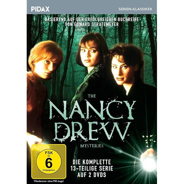INTIMO Nancy Drew Plüsch-Decke 127x152 Cm – Offiziell Lizenzierte Charakter-Decke Mit Allen Hauptfiguren Aus Der Serie