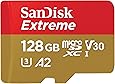 SanDisk Extreme microSDXC UHS-I Speicherkarte 128 GB + Adapter & Rescue Pro Deluxe (Für Smartphones, Actionkameras und Drohnen, A2, C10, V30, U3, 160 MB/s Übertragung)