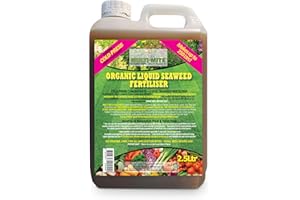 MULTI-MITE® Multi-Mite 2.5L Liquid Seaweed Organic Cold Pressed Concentrate - 100% Natural - Plant Feed Fertiliser Trees Lawn Veg & House Plants Root or Foliar Feed (2.5 LITRES)