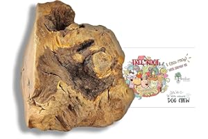 BiMordiscos Pet products Mordedor de raíz de Brezo con Aceite de salmón para Perros – 100% Natural (L 501-750g)