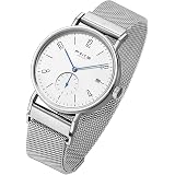FEICE Orologio Meccanico Automatico Uomo Orologio Bauhaus Orologi  Automatico de Polso con Specchio ad Arco Business Casuale Sportivo  Calendario FM202 : Amazon.it: Orologi