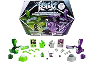 Doteki Battle Pack Multijoueur – Set Champion Organika & Spiritek, Jeu d’Arène Dynamique pour 2+ Joueurs, Combats Personnalisables, Compatible avec Tous Les Packs, 8+, Vert/Bleu
