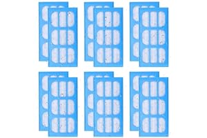 BONBELONG Cat Water Filters for Fountain Drinking, Pet Replacement Filter Cartridges for CatMat, Water Filters Cat Dog Pet Fountain,Filters with Activated Carbon 12 Pack
