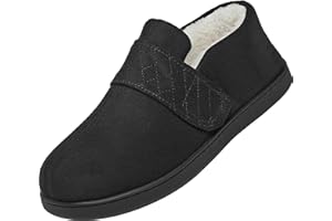 Mishansha Hiver Chaussons Homme Femme Chaud Pantoufle Antidérapantes Slippers Taille 36-49 EU