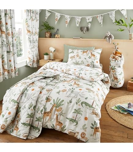 Happy Linen Company Sábana Bajera Ajustable Happy Linen - Cuna 70x140cm, Diseño Ocean Friends, Naranja Sábana Bebé 70x140cm