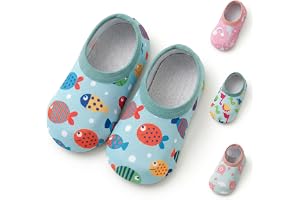 Kids Water Shoes for Toddlers Baby Boys Girls Barefoot Aqua Socks Non Slip Quick Dry for Pool Beach Swim Water Park for Indoor Outdoor