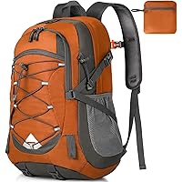 Zaino Trekking 40 Litri, Zaino Ultraleggero Pieghevole, Impermeabile Zaino da Viaggio per Uomo/Donna, Zaino da Trekking con S