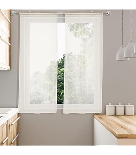 Cortina Poliéster Beige 240x140cm