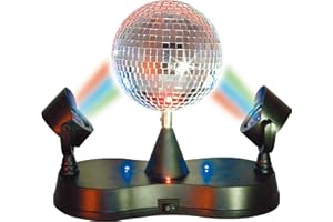 7EVEN Set di sfere a specchio, con spot e motore