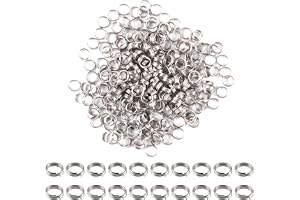 CyeeLife 200 stycken premium O-ringar av metall, perfekt för alla 2BA-gängor, dart tillbehör