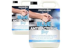 PRO-KLEEN PROFESSIONAL SERIES Pro-Kleen Anti Bactierial Hand Sanitiser Soap 2 x 5 Litres - Alcohol Free - Kills 99.9% Bacteria and Germs