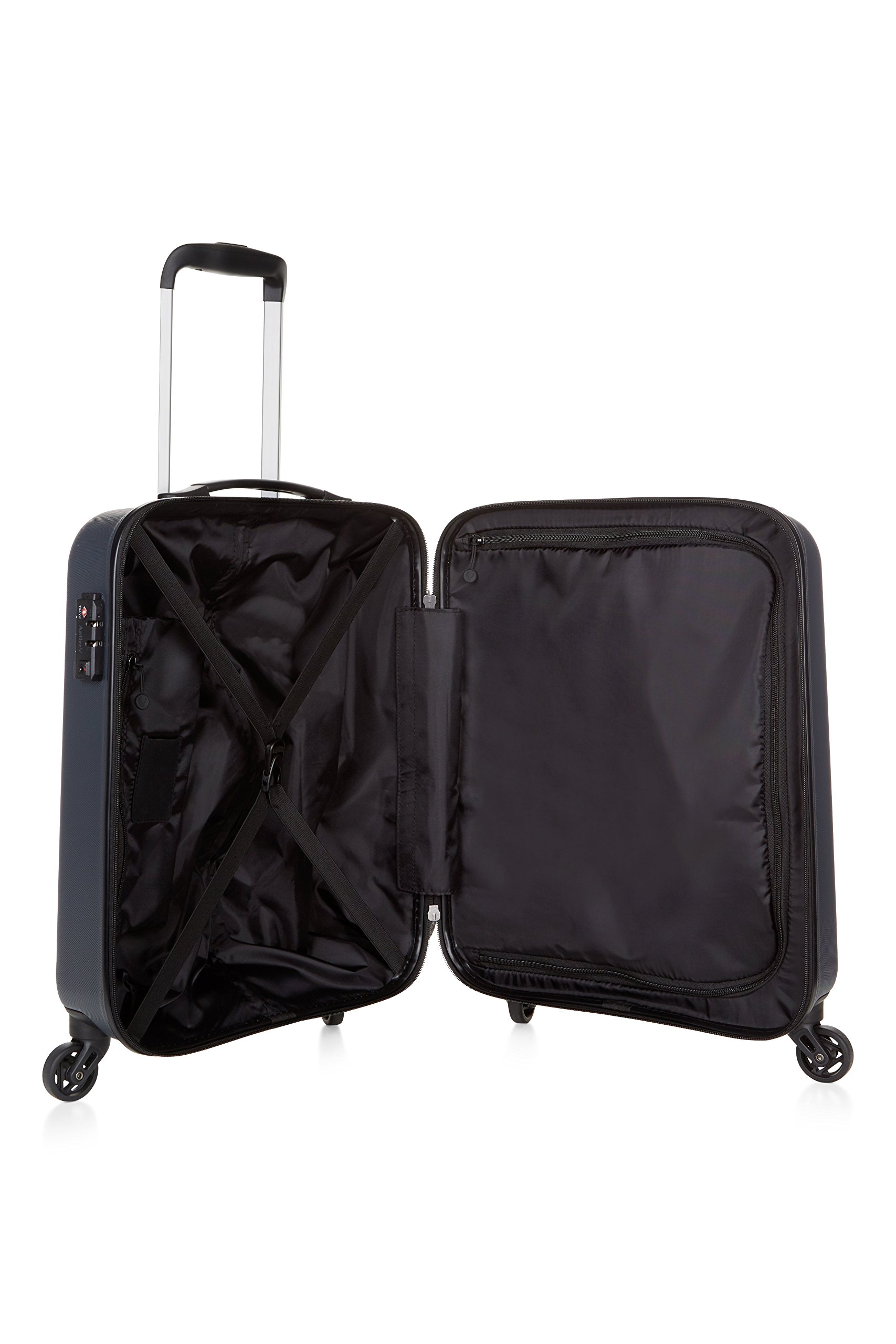 I I Antler Titanium Excl Suitcase Cabin Charcoal Koffer, 55 cm, 36
