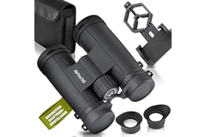 Adler Focus Fernglas 10x42 für Erwachsene, Eagle-Eye-Technologie, 18mm HD Augenmuschel, BAK4+FMC, Feldstecher, für Brillenträger, Reisen, Wandern, Jagd, Perfekt für Brillenträger!