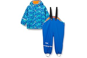 CareTec Rain Suit-Pu W. Fleece Pantaloni Impermeabili Bambini e Ragazzi