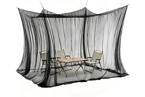 Myggnät 300 x 300 x 250 cm, insektsskydd för utomhusbruk, 220 nät, finmaskigt med 1 dörr för terrass, lusthus, trädgård, camp