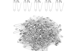 Épingles de Sûreté, 100 Pièces 28mm Épingle a Nourrice, Sûreté Résistantes à la Rouille pour Couture Maison, Couture Artisanale