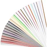 HJZHII 24 Pieces Book Binding Headbands, 11.8 Inch 24 Styles, 0.6 Inch Wide Binding Cotton Kit, End Bands for Book Decoration