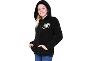Harry Potter Sudadera Niña Cremallera Chaqueta Forro Polar 7-18 Años
