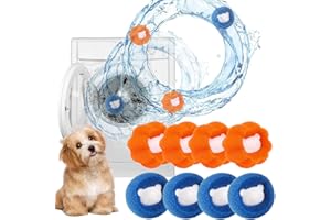 DASPEED Acchiappa Peli per Lavatrice, Cattura Peli Lavatrice, Riutilizzabili Raccogli Capelli Lavatrice, Raccogli Peli Animali Lavatrice per Vestiti e Biancheria da Letto