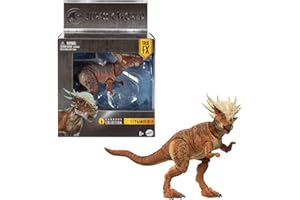 Mattel Jurassic World Hammond Collection, Stygimoloch Dinosaurio de Juguete, 14 articulaciones, JDJ10