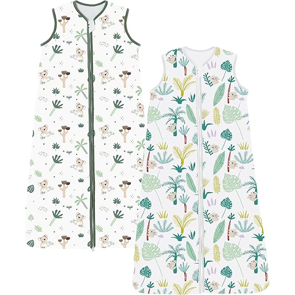 Chilsuessy Toddler Sleeping Bag 2.5 Tog Baby Sleeping Bag, Adjustable Length, Nursery Bedding Kids Wearable Blanket Cotton Sleeping Sack For Infant Boys Girls, Birthday Party, 110cm/3-4 Years