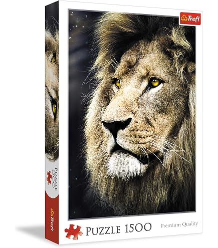 1000 Piece Jigsaw Puzzle For Adults – Lion Gaze – Challenging Art Puzzle With Reference Card - View #9