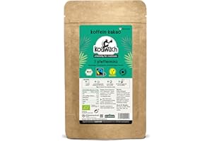koawach Pfefferminz Kakaopulver Trinkschokolade – Koffein Kakao Guarana Vegan heiße Minz Schokolade mit Rohrzucker Perfekt für Smoothies, Frühstück und Backen. Bio & Fairtrade (500g)