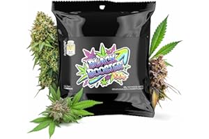 Hoch & Highlig Black Booster CO2-Beutel für Pflanzen – Natürliche CO2-Quelle für Indoor-Grow, Zimmerpflanzen & Gewächshaus - Dicke Buds und fettere Blüten