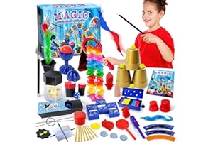 Heyzeibo Giochi di Magia - Kit Magico Upgarde con Bacchetta Magica, Borsa per Trucchi Magici, e Altri Oggetti Magici per Bambini, Principianti, Adulti