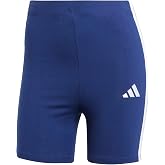 adidas Women's Essentials High Waisted Biker 3 Band Short Tights