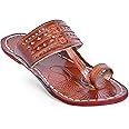 COUNTLESS STEPS Kolhapuri Chappal for Men | Leather Slippers | Kolapuri Chapal - G-PARENT A13