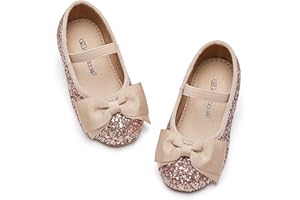 Kiderence Kleine Kleinkind Mädchen Kleid Schuhe Ballerina Ballett Wohnungen Kinder Mary Janes