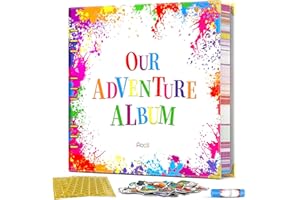 Aocii Scrapbook Fotoalbum, 30 x 30cm Großformat, PU Leder Cover, Erinnerungsbuch für Jahrestag, Hochzeit, Reisen, Baby Shower, etc, Luxus Hardbound Edition, mit Geschenkbox