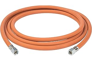 THR Industrieprodukte Gasschlauch 5m 500cm 2 x 1/4" Linksgewinde Winterfest -30° Propan Butan 2024